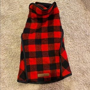 Red and black dog flannel